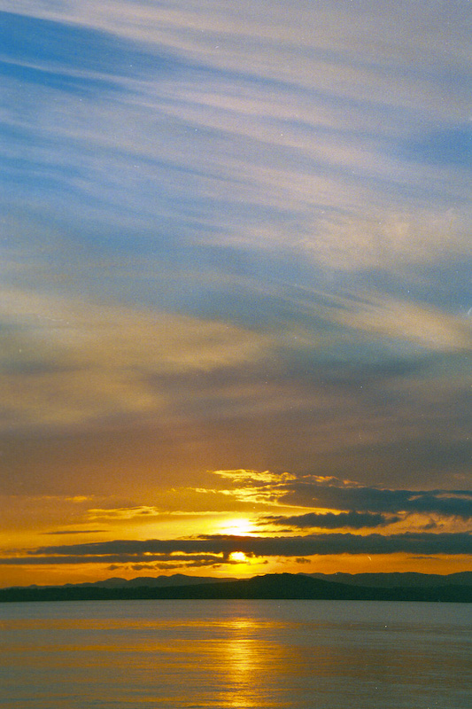 Sunset Over Vancouver Island